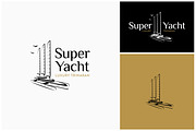 Luxury Trimaran Yacht Boat Ship Logo, a Branding & Logo Template by Enola99d (Thumbnail 2 of 2)