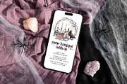Halloween Device Mockup Phone fall, an iPhone Mockup by PawMockups (Thumbnail 6 of 10)