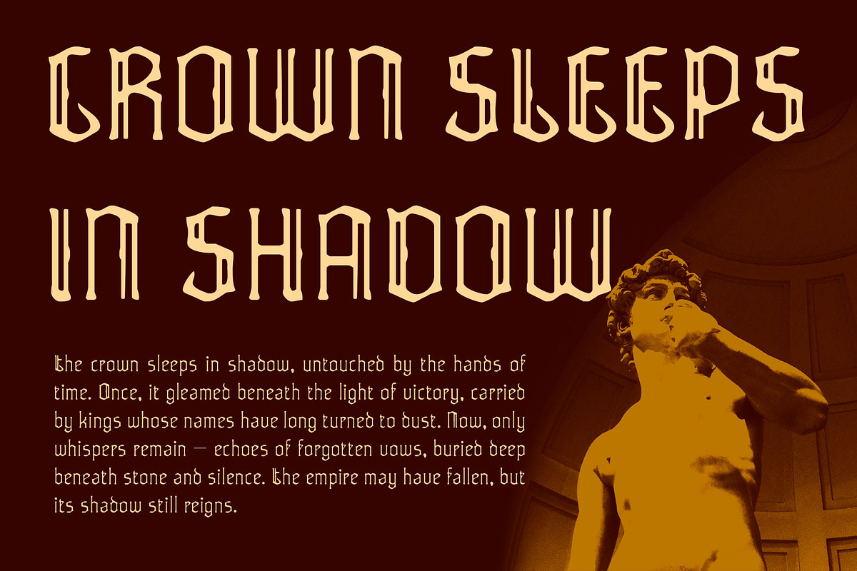CS Belphegor Drawn, a Blackletter Font by Craft Supply Co. (Photo 2 of 8)