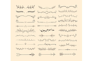 dividers and separators, an Illustration by studiogstock