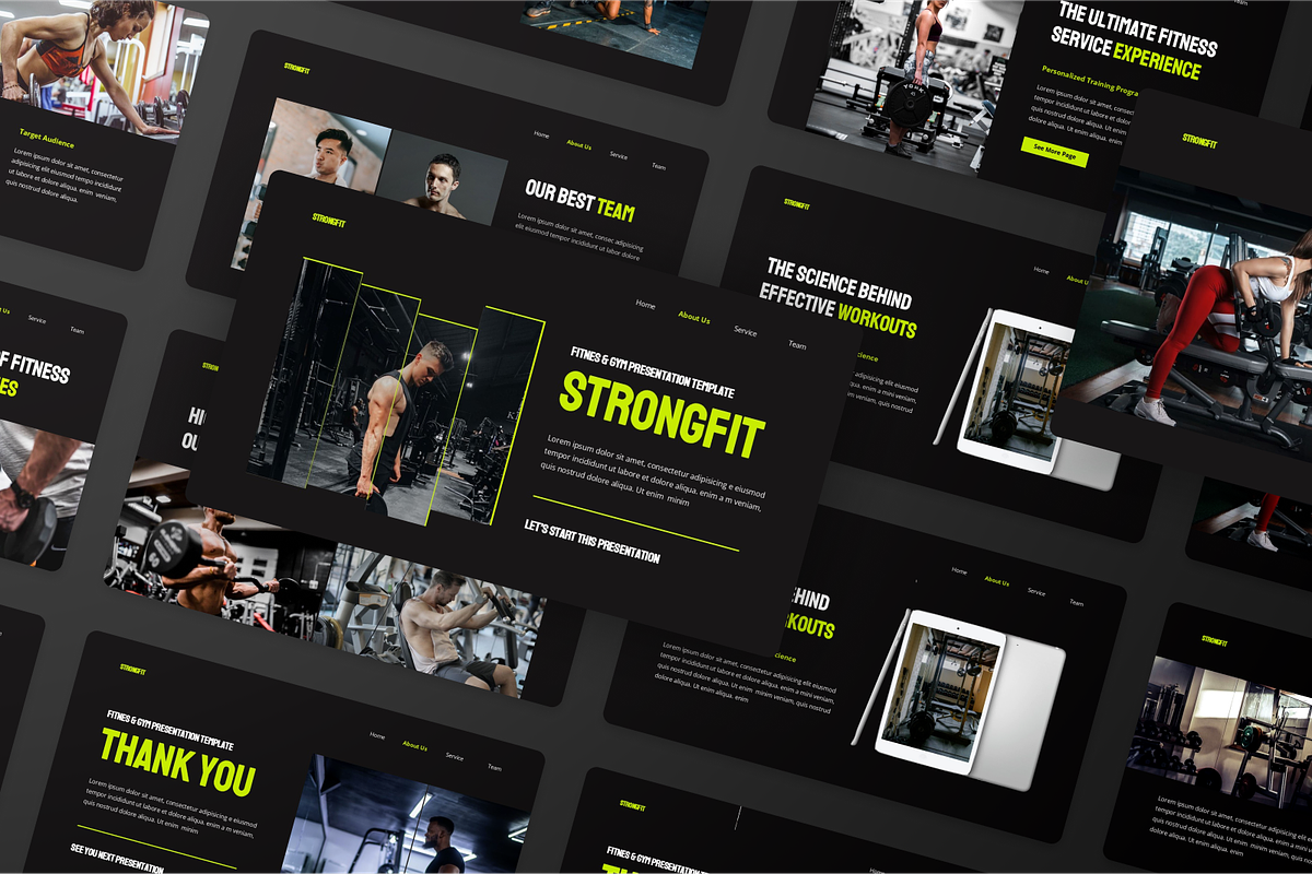 Strongfit Fitness & Gym Keynote, a Presentation Template by Annora Studio (Photo 5 of 5)