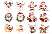 Funny Santa Clipart, an Illustration by Design Market (Thumbnail 3 of 4)