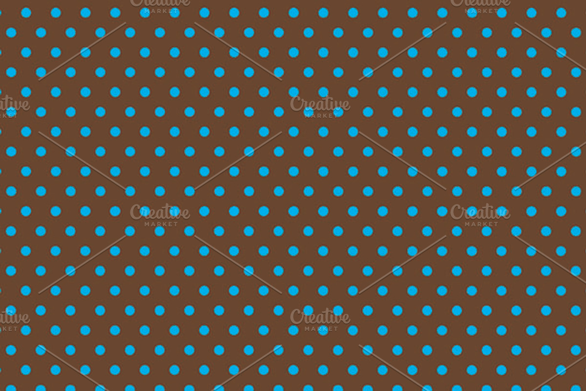 Blue and Brown Graphics Dots Stripes, a Pattern Graphic by All is full of Love (Photo 3 of 4)