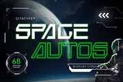 Space Autos, a Symbol Font by Ditatype (Thumbnail 1 of 11)