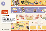 YouTube Branding Kit - Retro Collage, a Social Media Template by KloudCanvas (Thumbnail 1 of 7)