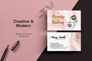 Beauty Salon - Business Card