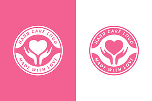 Hand Care Label Logo Design Icon, a Branding & Logo Template by Morvana Crew