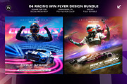 04 Racing Win Design Template Bundle, a Graphic by Shajib Shikder (Thumbnail 2 of 3)