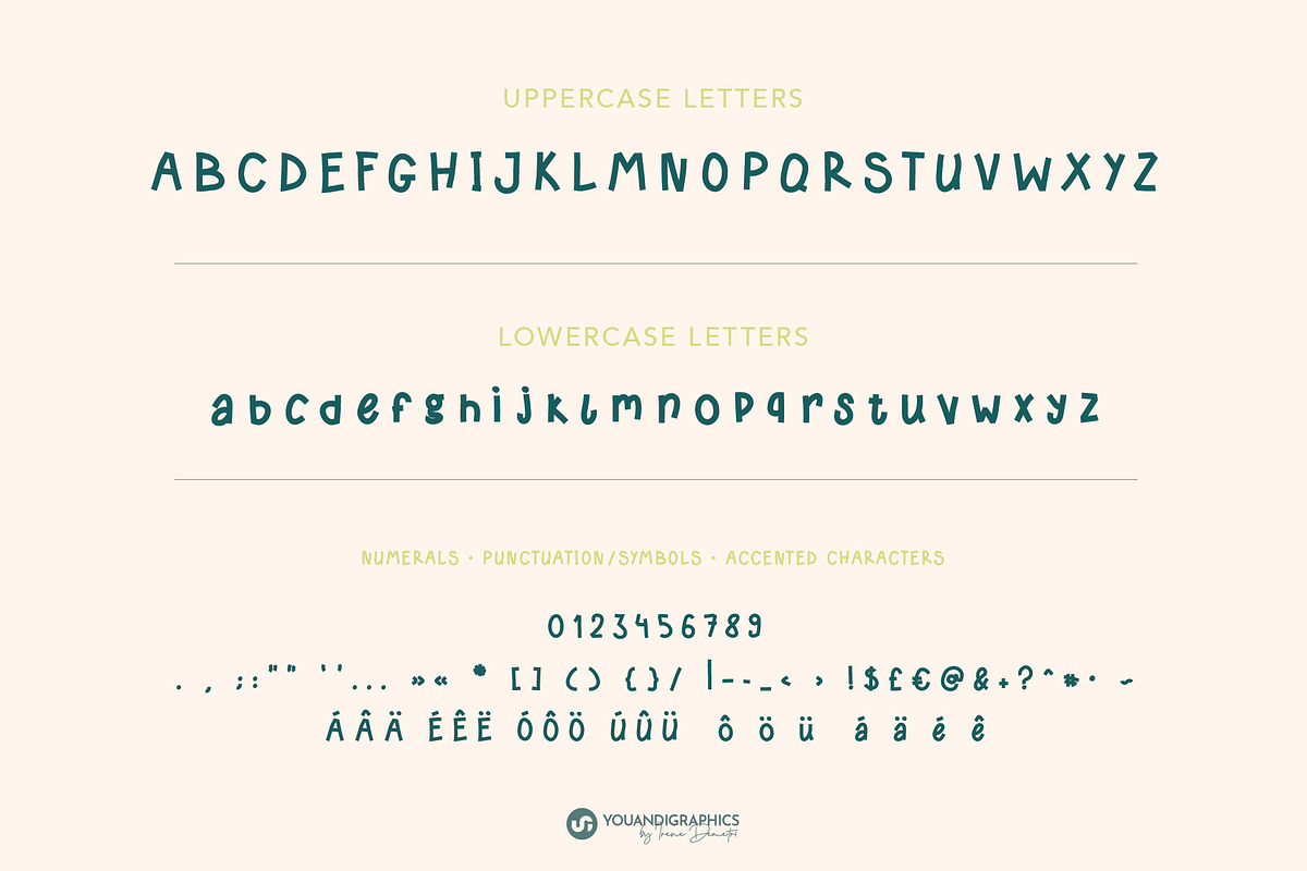 Pickles - Handwritten Display Font, a Handwritten Font by Youandigraphics (Photo 8 of 10)