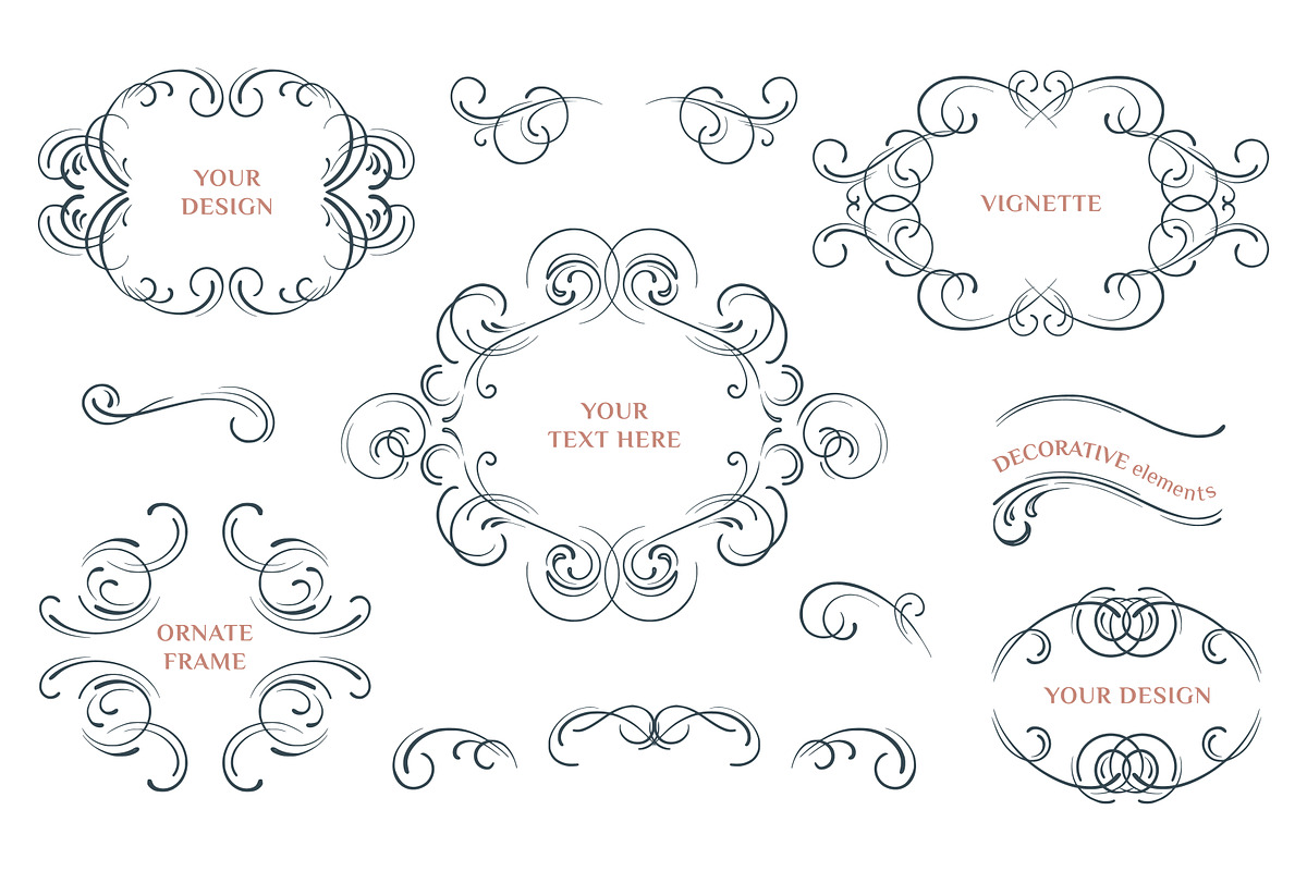Vector Decorative Graphic Elements, an Object Graphic by Molly art (Photo 10 of 13)