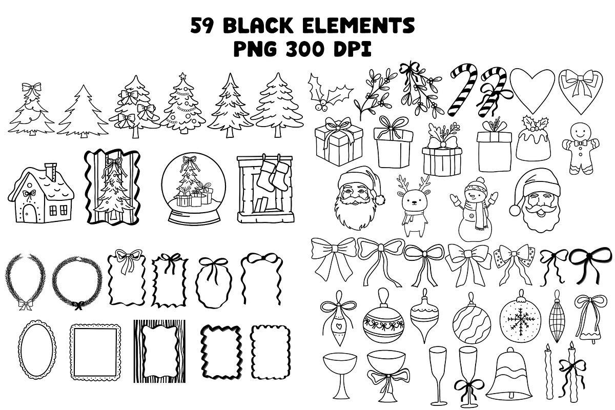 Christmas & Halloween Clipart Bundle, a Graphic by Brush Lab (Photo 9 of 30)