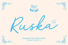 CS Ruska – Handwritten Script Font