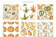 Watercolor Cute Thanksgiving Set, an Object Graphic by OrangePeafowlArt (Thumbnail 12 of 15)