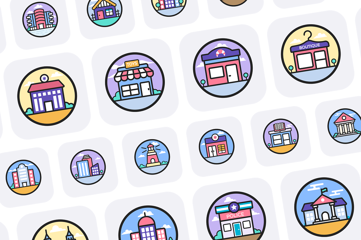 Real Eatate icons, an Emoji Icon by Brickclay (Photo 6 of 9)