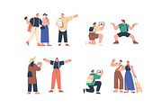 Tourists sightseeing on travel set, a Person Illustration by Good Studio (Thumbnail 3 of 3)