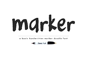 Marker — A Handwritten Doodle Font, a Sans Serif Font by Mix Fonts (Thumbnail 4 of 4)