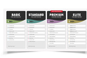 Pricing Comparison Chart, a Templates & Theme by ARP Creation (Thumbnail 2 of 5)