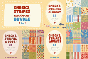 Seamless Patterns Bundle Hand-drawn, a Pattern Graphic by Yuliya Derbisheva