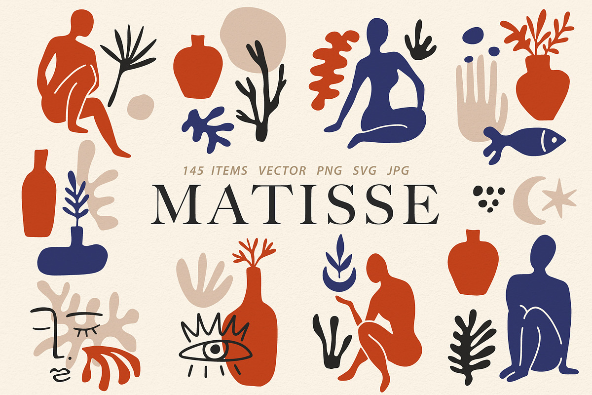 Matisse Bundle - Artwork Creator, a Background Graphic by Katrinelly (Photo 1 of 10)