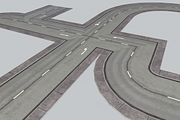 Road Modules PBR Pack, an Architecture 3D Model by Daniel Mikulik (Thumbnail 18 of 24)