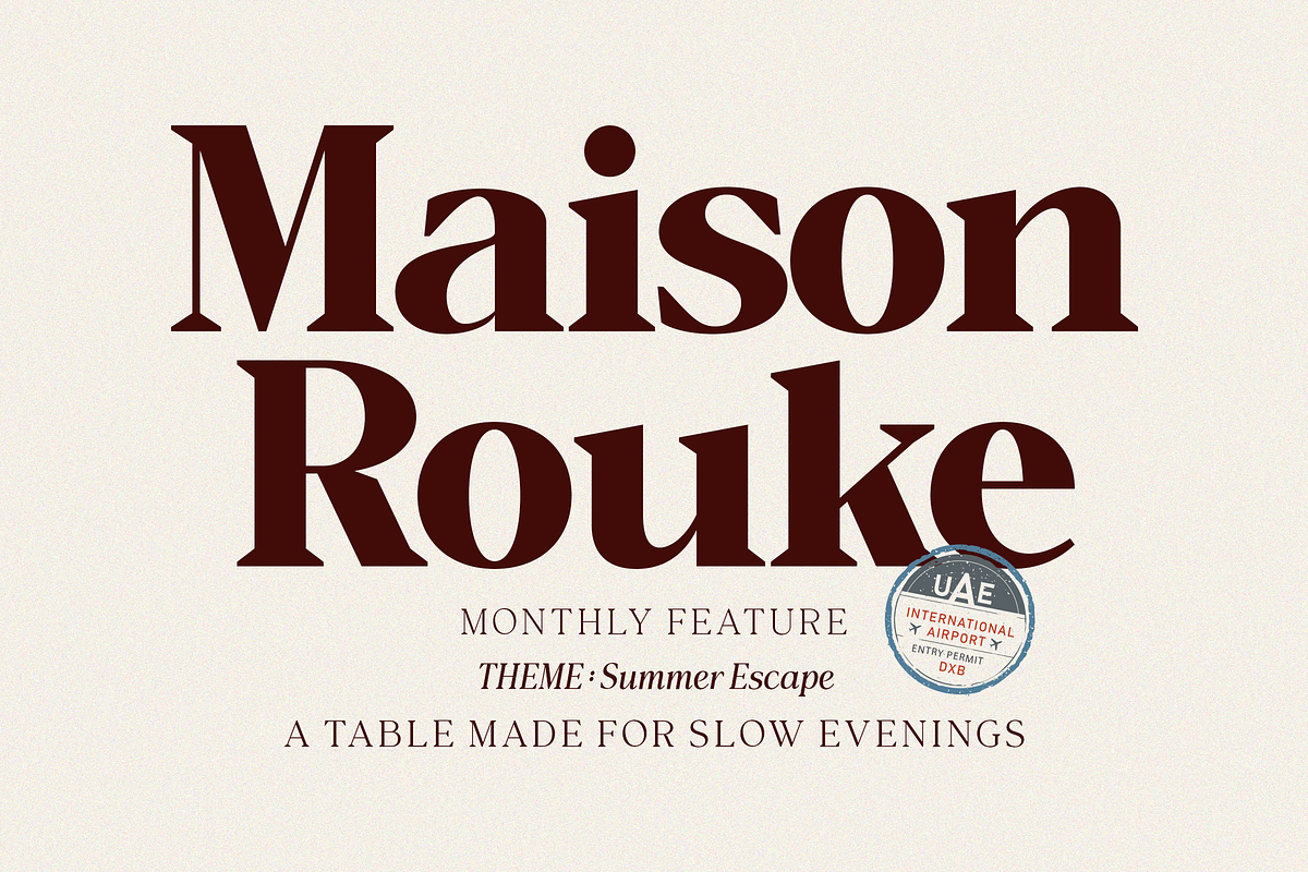 Vioneta Sloane – Serif Font, a Serif Font by roomspace creative lab (Photo 4 of 14)