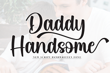 Daddy Handsome | Script Font