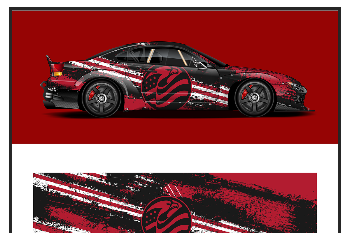Dynamic Car Wrap Design, an Object Illustration by CarWrap design (Photo 3 of 3)