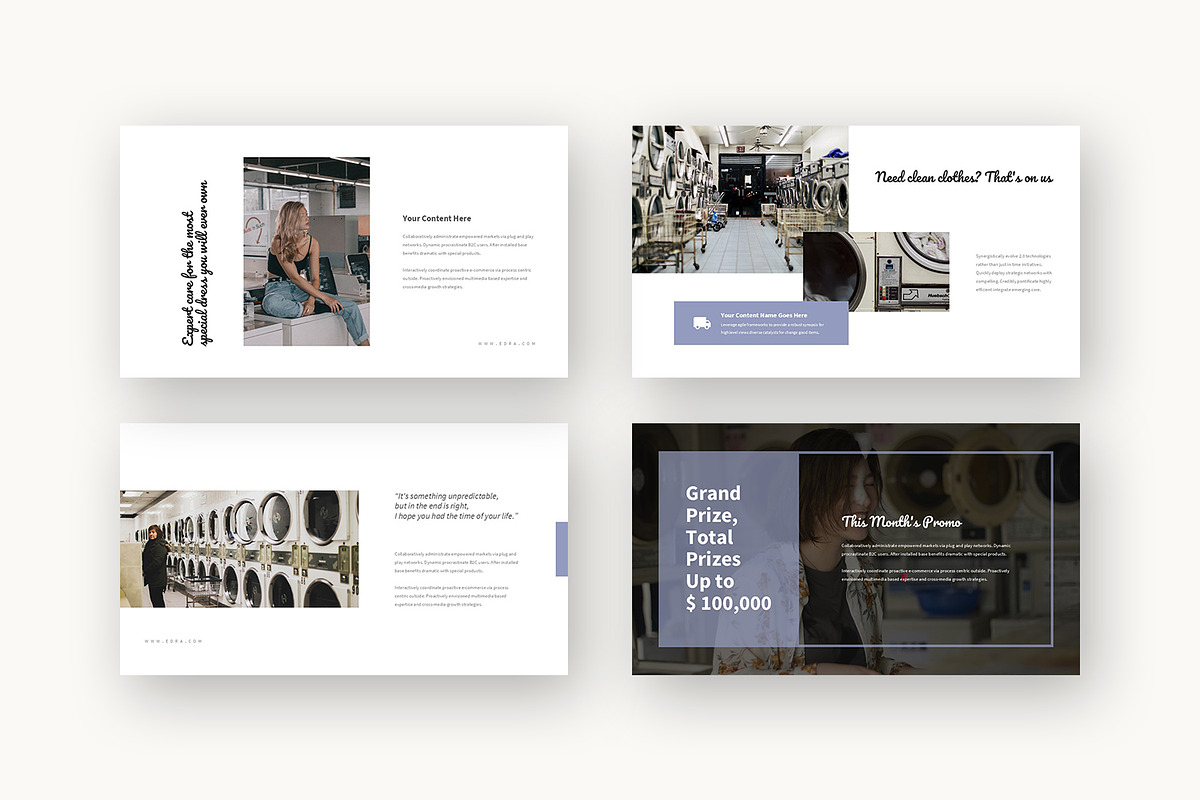 Edra : Laundry Business Keynote, a Presentation Template by Punkl Camp (Photo 6 of 16)