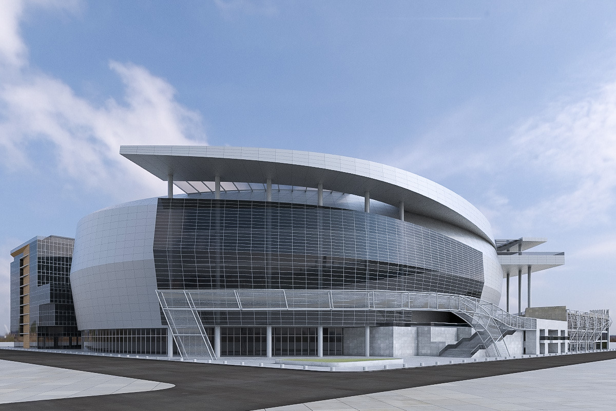 Warriors Arena Stadium, an Architecture 3D Model by 3DNUTS (Photo 5 of 10)