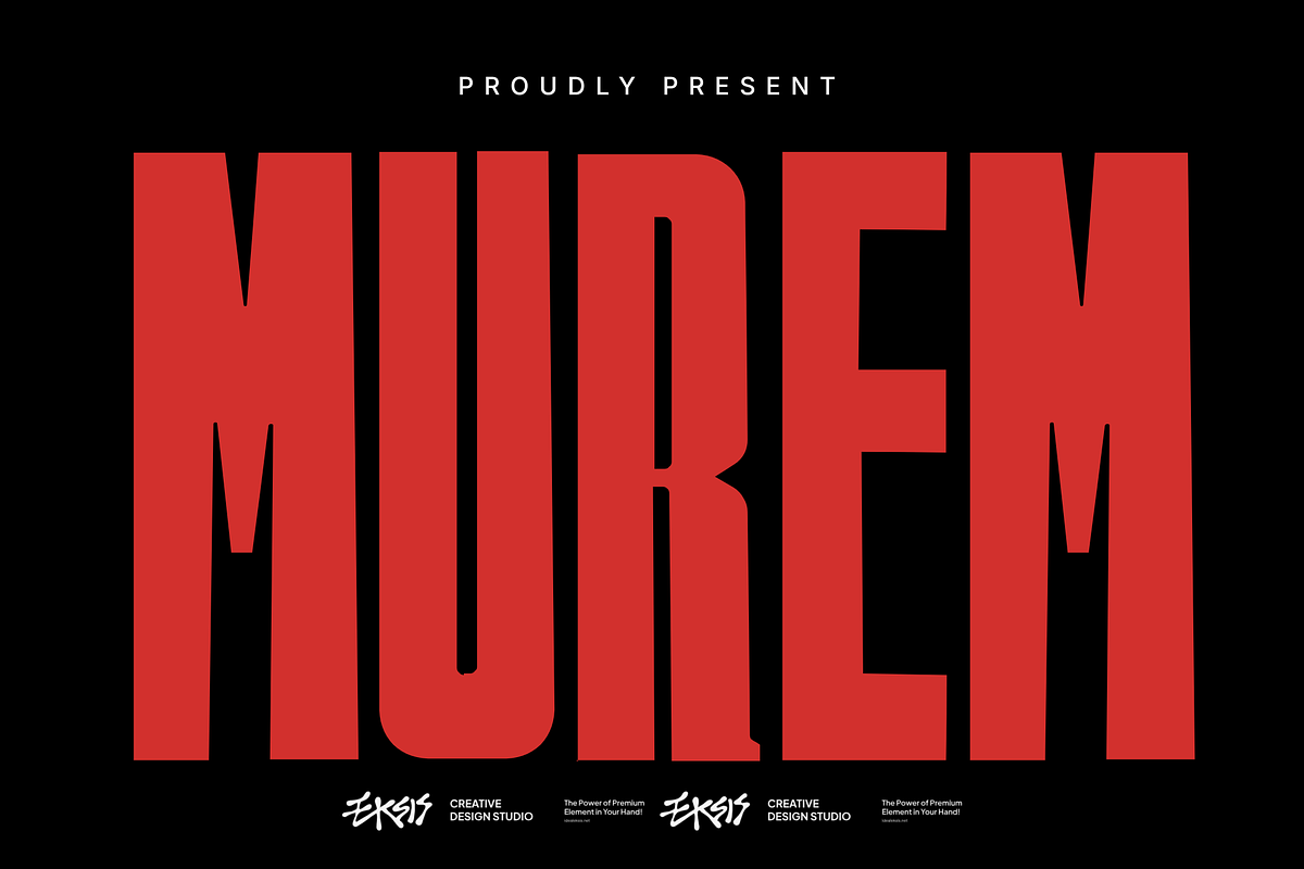 Murem, a Sans Serif Font by JelekType (Photo 1 of 8)
