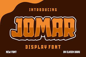 Jomar - Comic Display Font, a Sans Serif Font by lelevien
