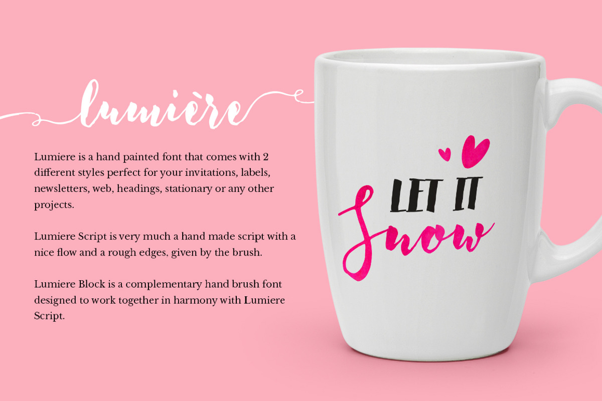 Lumiere Font + Extras preview 2