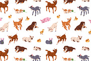 Cute baby farm animals set, an Animal Illustration by PaperTrident (Thumbnail 3 of 5)