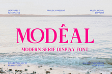 Modeal Modern Serif Display Font