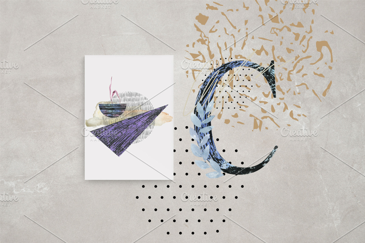 Abstract and floral collection., a Decorative Illustration by TaPilipa (Photo 11 of 13)