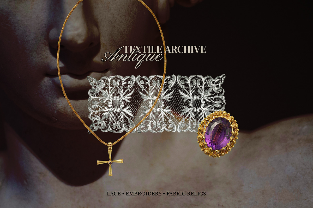 Heirloom Archive: Lace & Relics, an Object Graphic by Anzhelika (Photo 3 of 14)