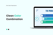 Pitch Deck Template With Soft Colors, a Presentation Template by Jogiia Digital (Thumbnail 2 of 6)