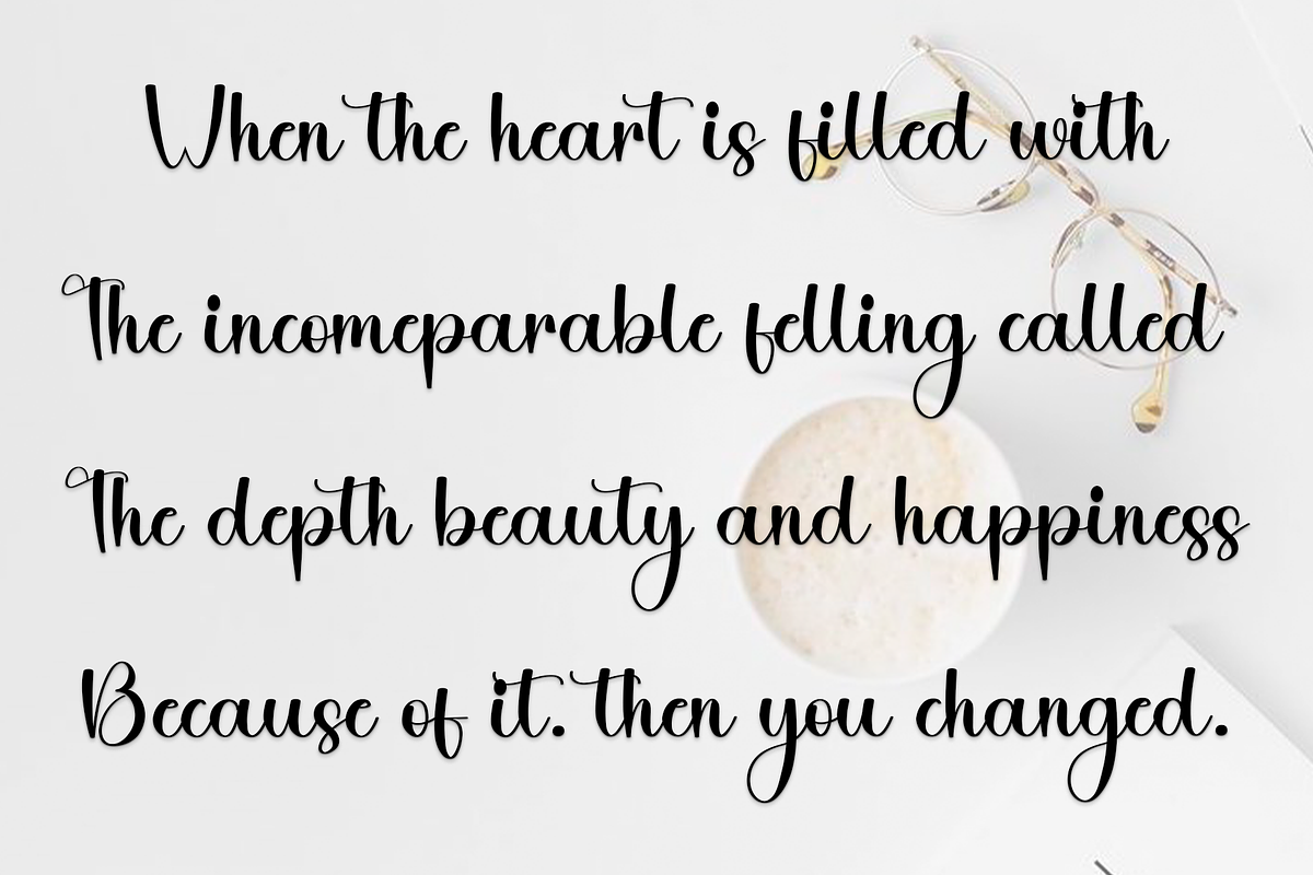 Dairy Wedding, a Handwritten Font by InermediaSTUDIO (Photo 8 of 8)