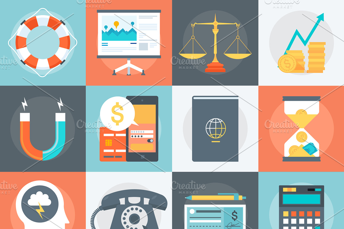 Advanced Business Theme icon set