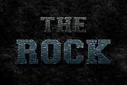 The Rock - Photoshop Style, a Layer Style Add-On by survivor (Thumbnail 1 of 2)