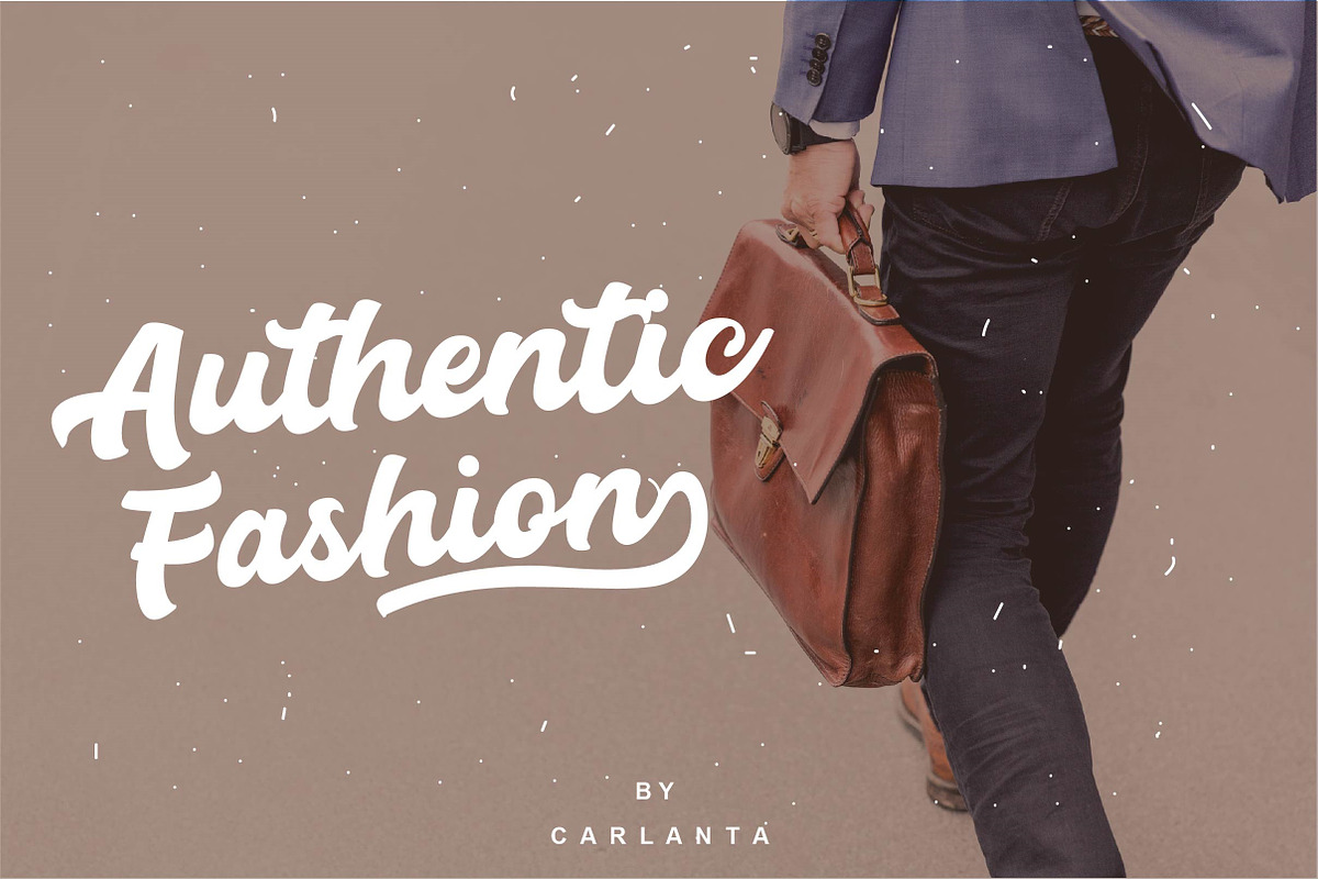 Carlanta Bold Script preview 7