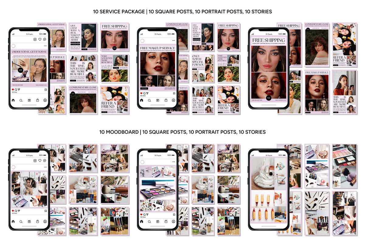 Makeup Social Media Template, a Social Media Template by Kalubuak (Photo 8 of 10)