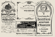 Vintage Advertising Overlays, an Illustration by ephemoire (Thumbnail 2 of 8)