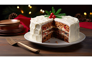recipe holiday fruitcake ai, a Holiday Photo by pikepicture
