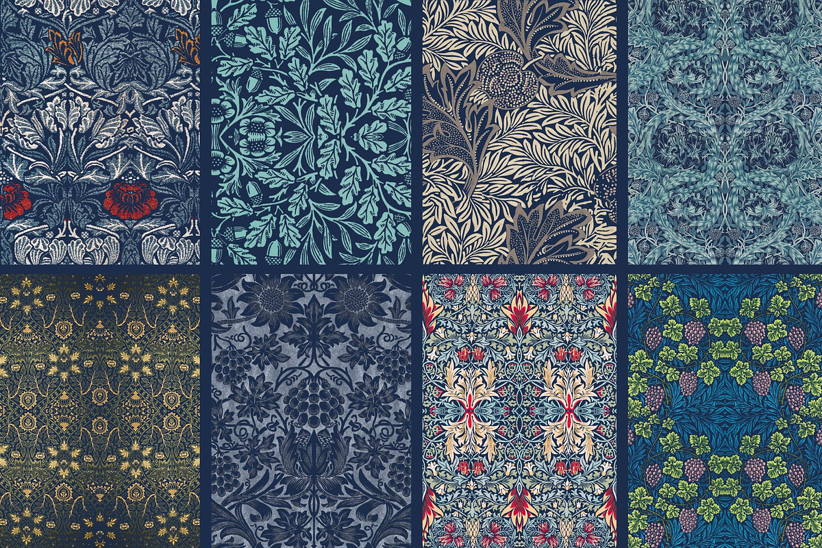 William Morris Seamless Pattern 15, a Pattern Graphic by ARTOZEN DIGITAL (Photo 13 of 15)