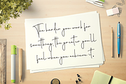 Homework | Script Font, a Handwritten Font by Scratchones (Thumbnail 3 of 8)