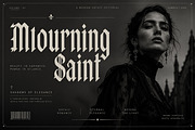 Mourning Saint — Blackletter Font, a Blackletter Font by Wow Magic (Thumbnail 4 of 4)