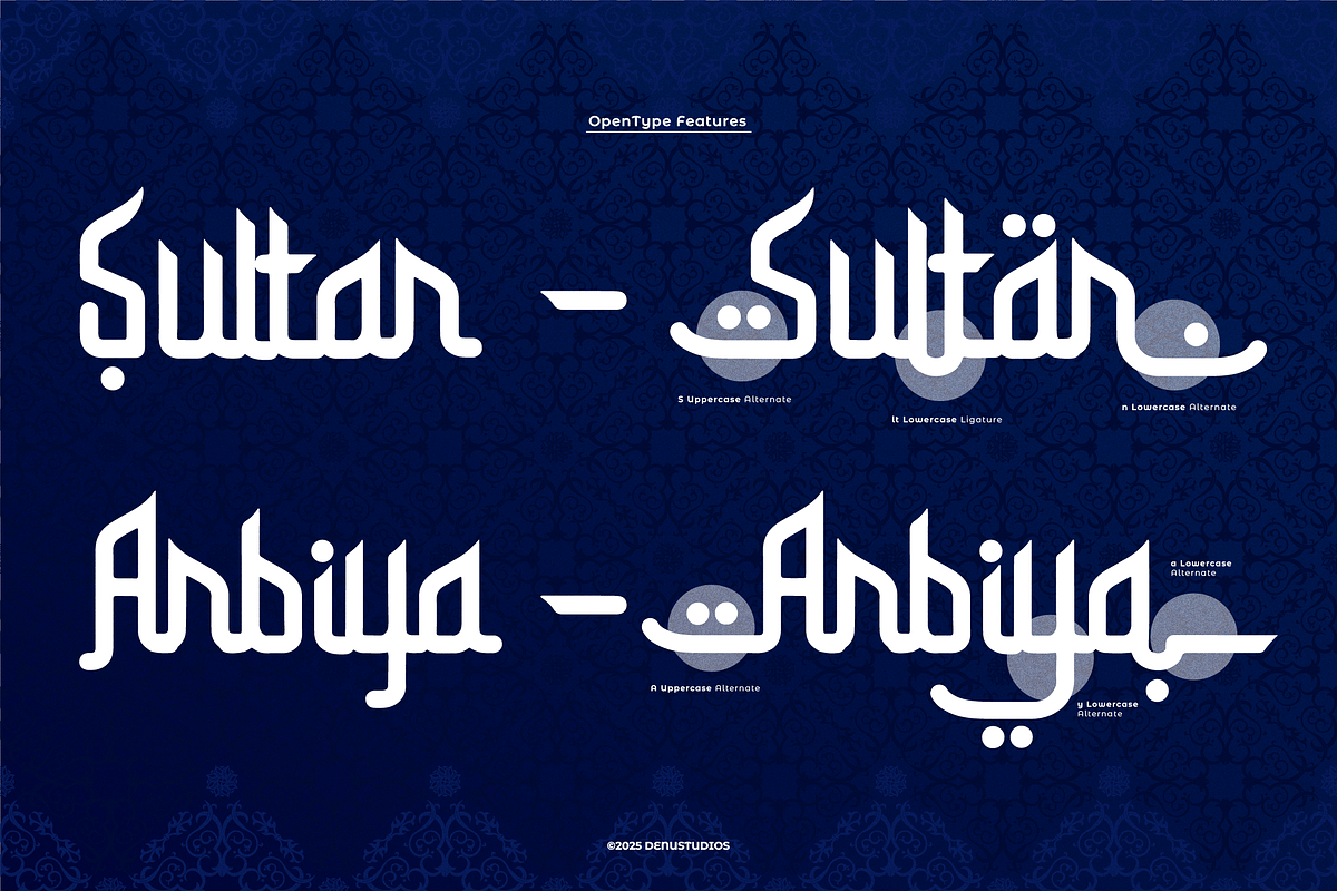 Firqatun Najah | Islamic Style Font, a Font by Denustudios (Photo 10 of 12)