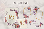 Watercolor AUTUMN FLORAL collection, an Illustration by Tiana Geo (Thumbnail 3 of 9)