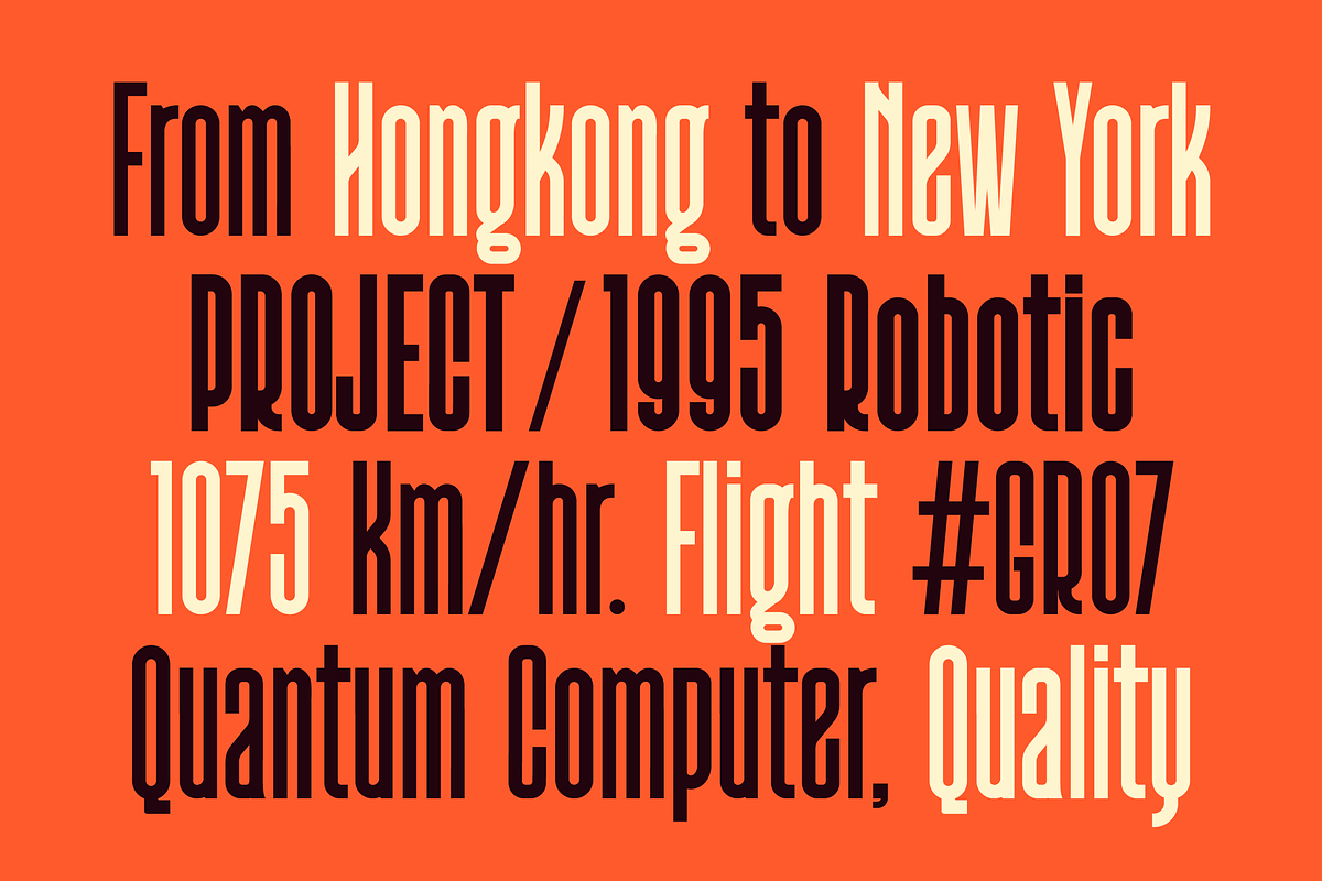Wakatobi - Ultra Condensed Font, a Sans Serif Font by Creative Corner (Photo 20 of 21)